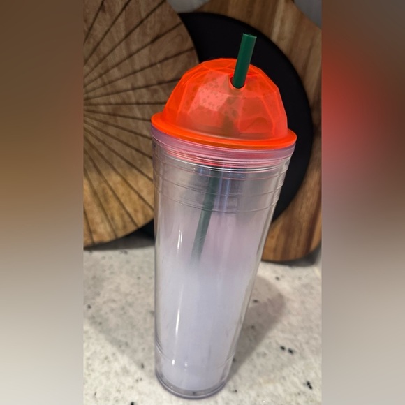 Starbucks Summer 2012 Venti 20oz Frappuccino Cold Cup w/ Dome Lid - Picture 2 of 3